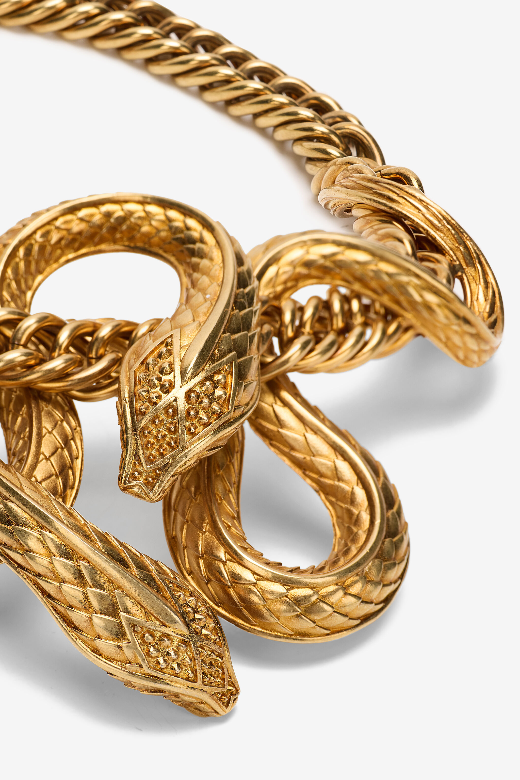 RC Snake Necklace Gold TKG008-AM001