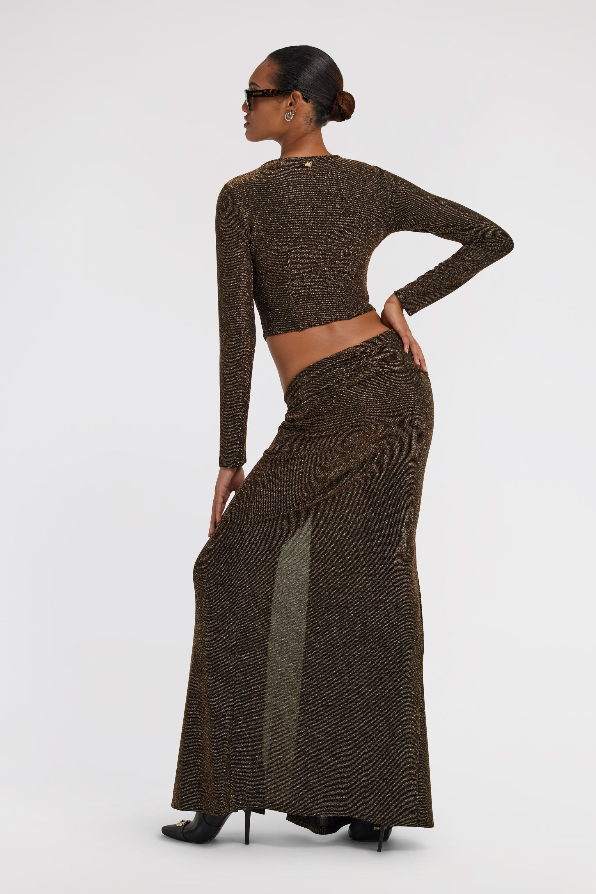 JC Just Cavalli Skirt Schwarz TFT090-TF136