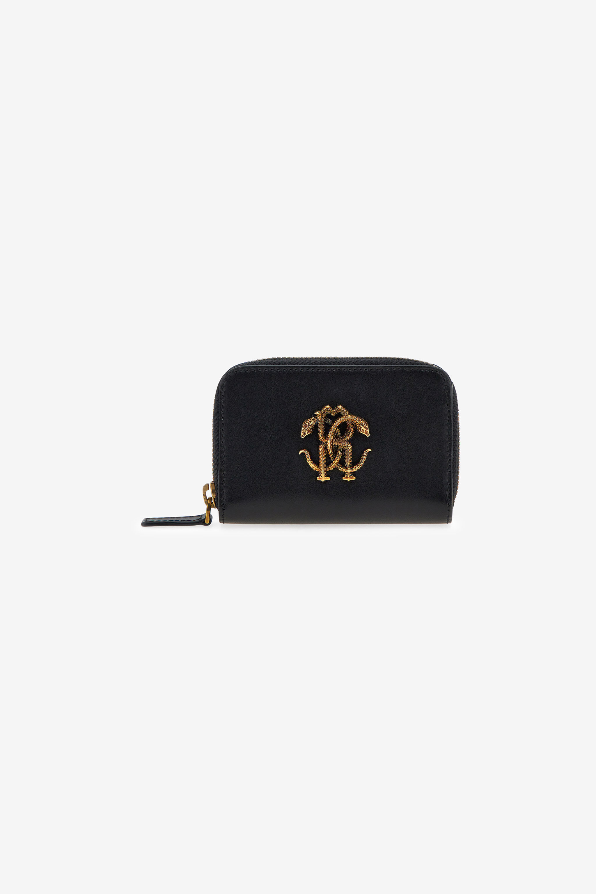 RC Small wallet with Monogram RC and zip Schwarz SKA003-PZ172