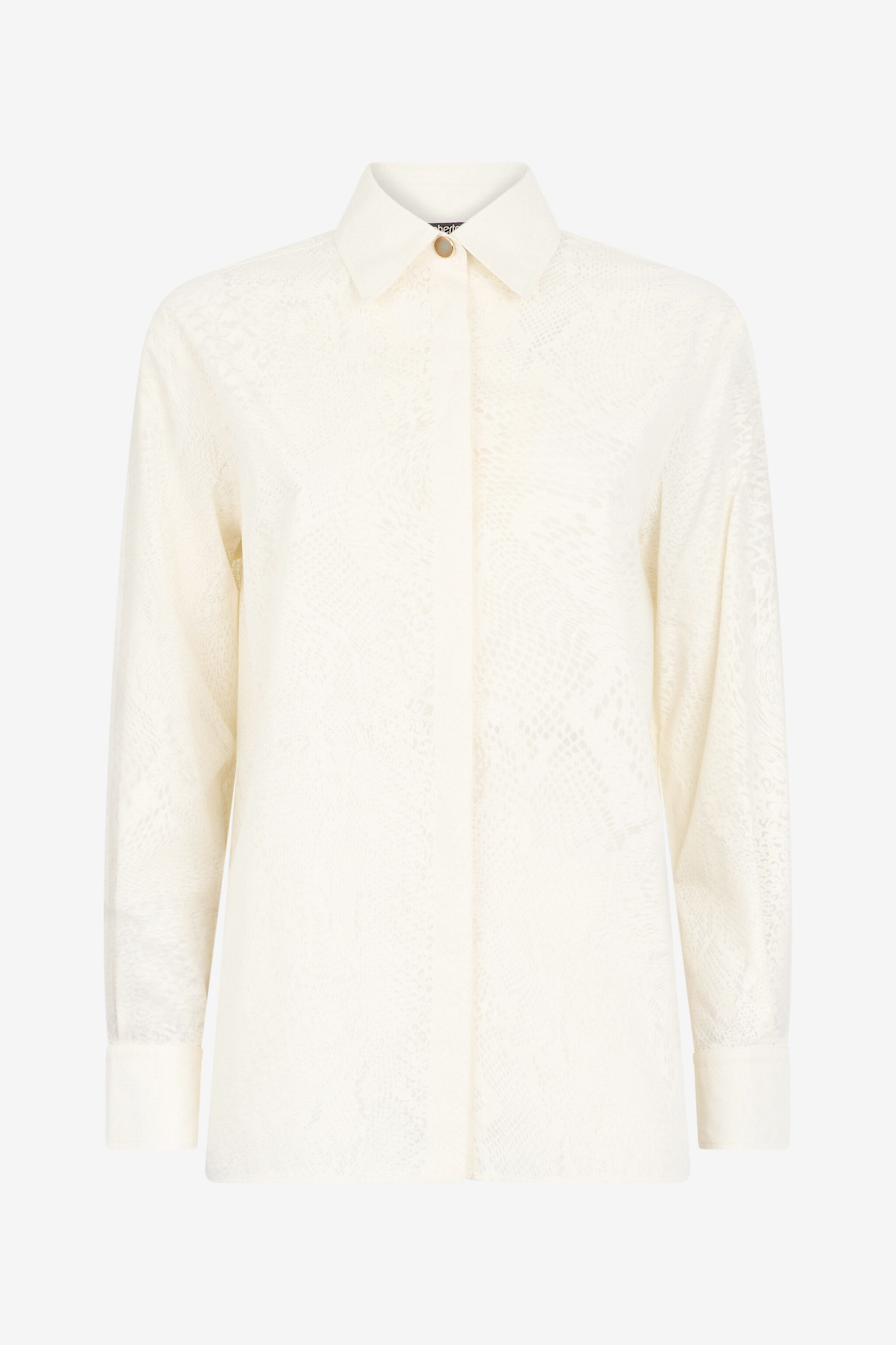 RC Chemise À Imprimé Python Ivoire UKT704-WNN53