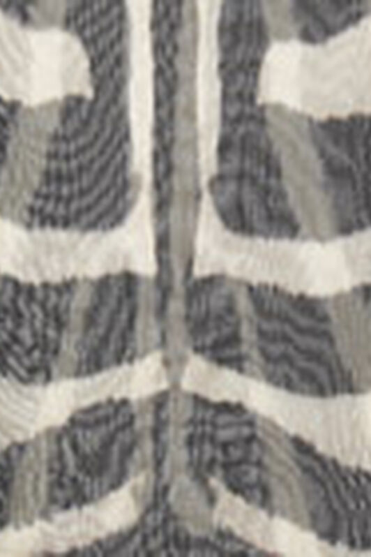 RC Roberto Cavalli kaftan with Zebra print Black/White SYI00J-2NL83