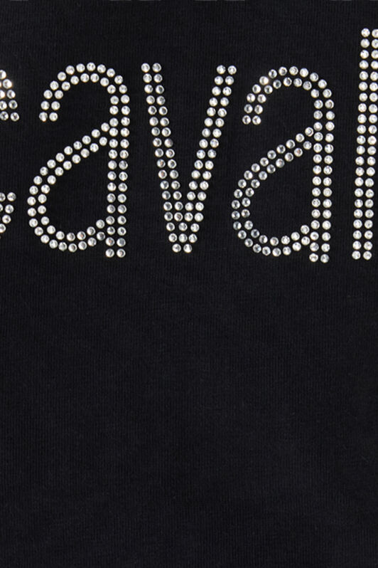 RC T-Shirt Con Monogram RC E Logo Con Borchie Nero OOT60B-JD060