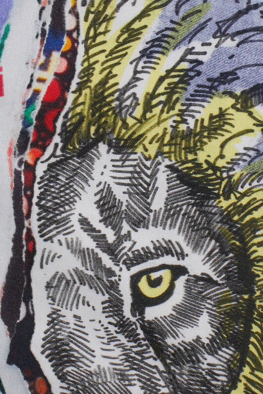 JU Lion print Bermuda shorts JU Lion print Bermuda shorts MULTICOLOR IJT282-FMQ89