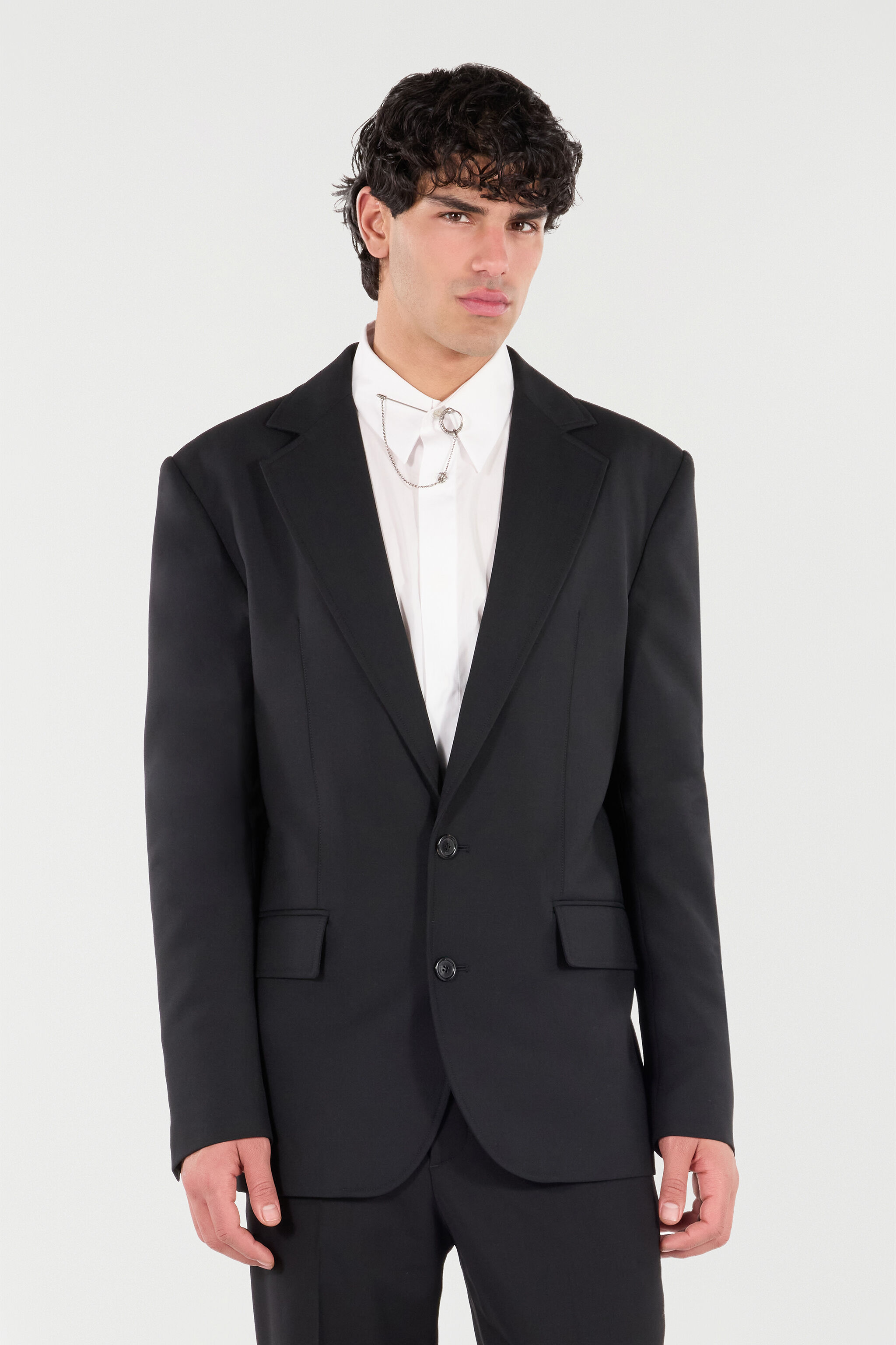 RC Virgin Wool Jacket Black VRT405-VW003