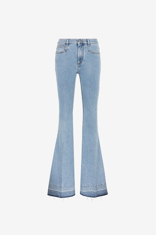 RC Mid-rise flared jeans Light blue RKJ205-DS001