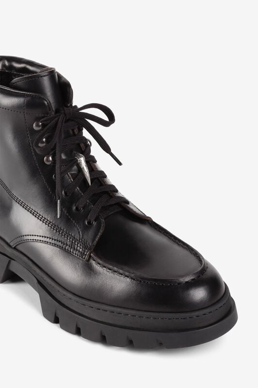 RC Tiger Tooth Leather Boots Black PRS003-PZ099