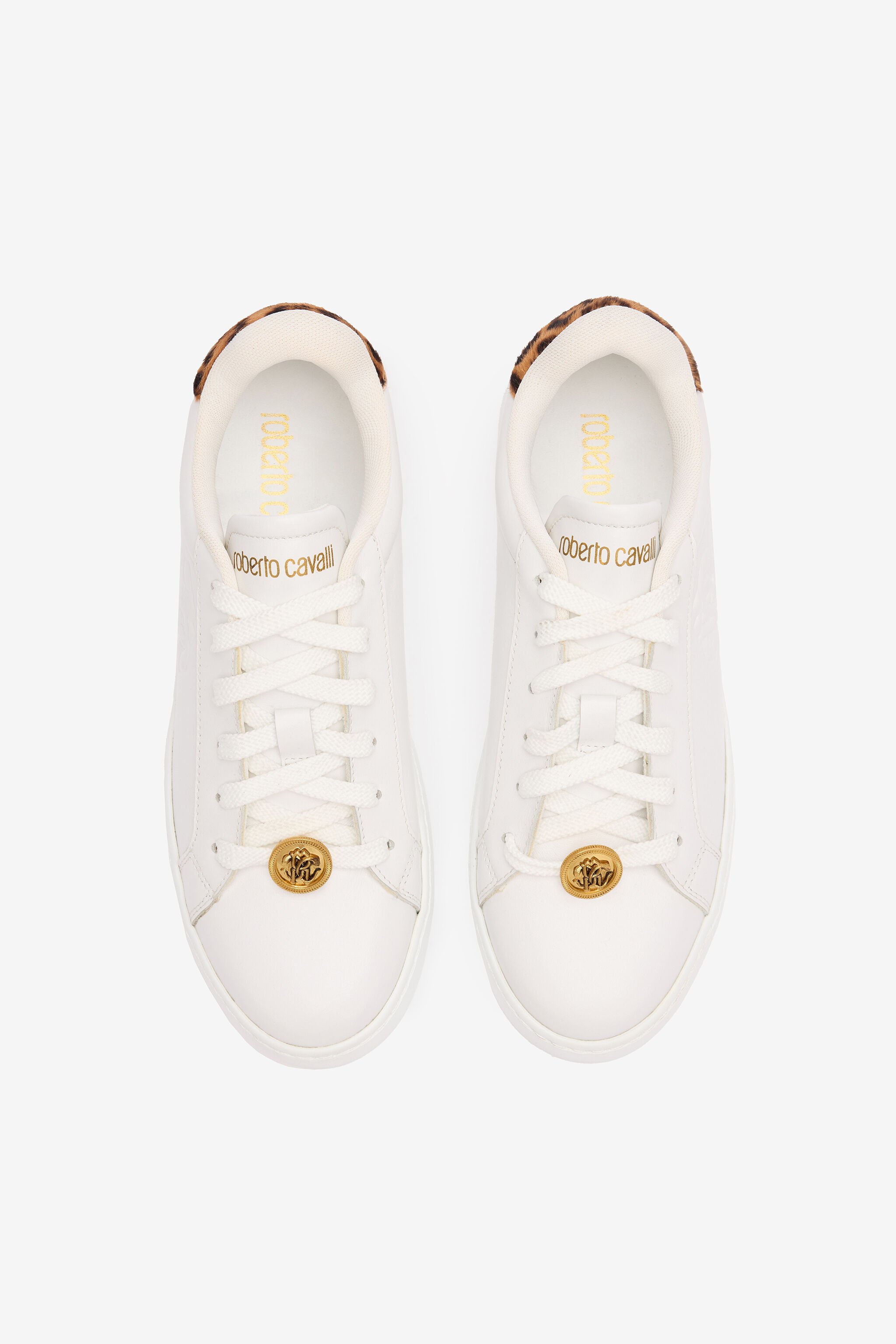 RC Sneakers With Jaguar Skin Back White UKS033-PZ155