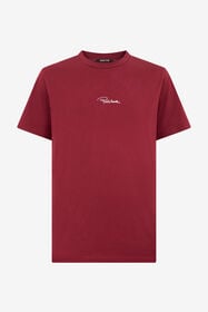 ${brand} T-Shirt Bordeaux à Imprimé Serpent ${colorDescription} ${masterID}