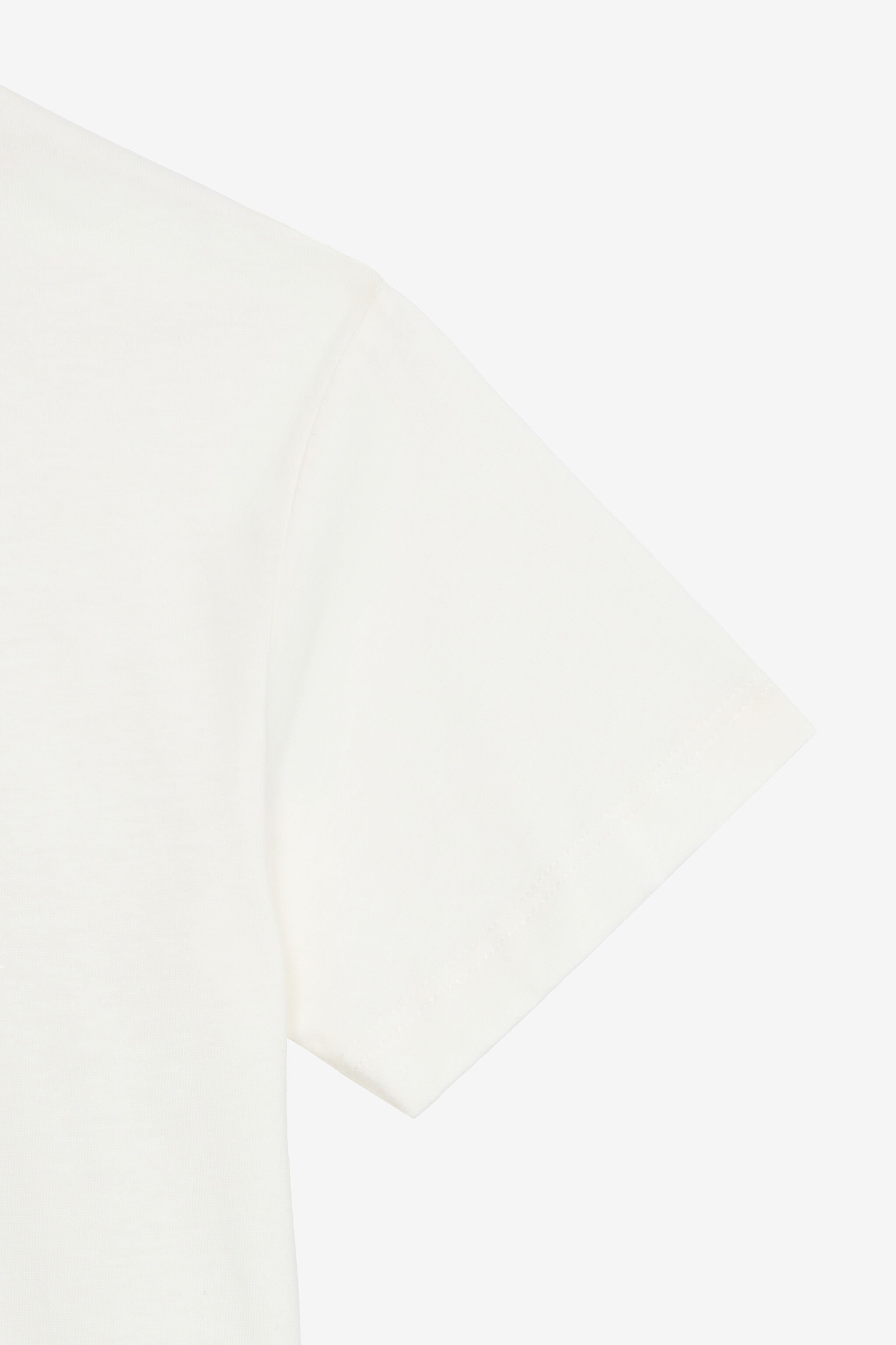 JU T-Shirt Mit Monogramm RC Und Blumen Weiß UJT62F-JD001