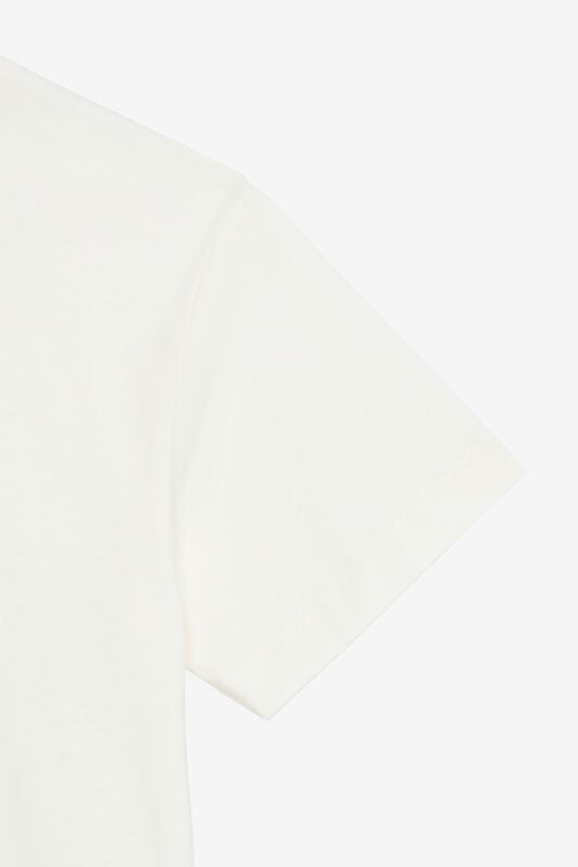JU T-Shirt Mit Monogramm RC Und Blumen JU T-Shirt Mit Monogramm RC Und Blumen Weiß UJT62F-JD001