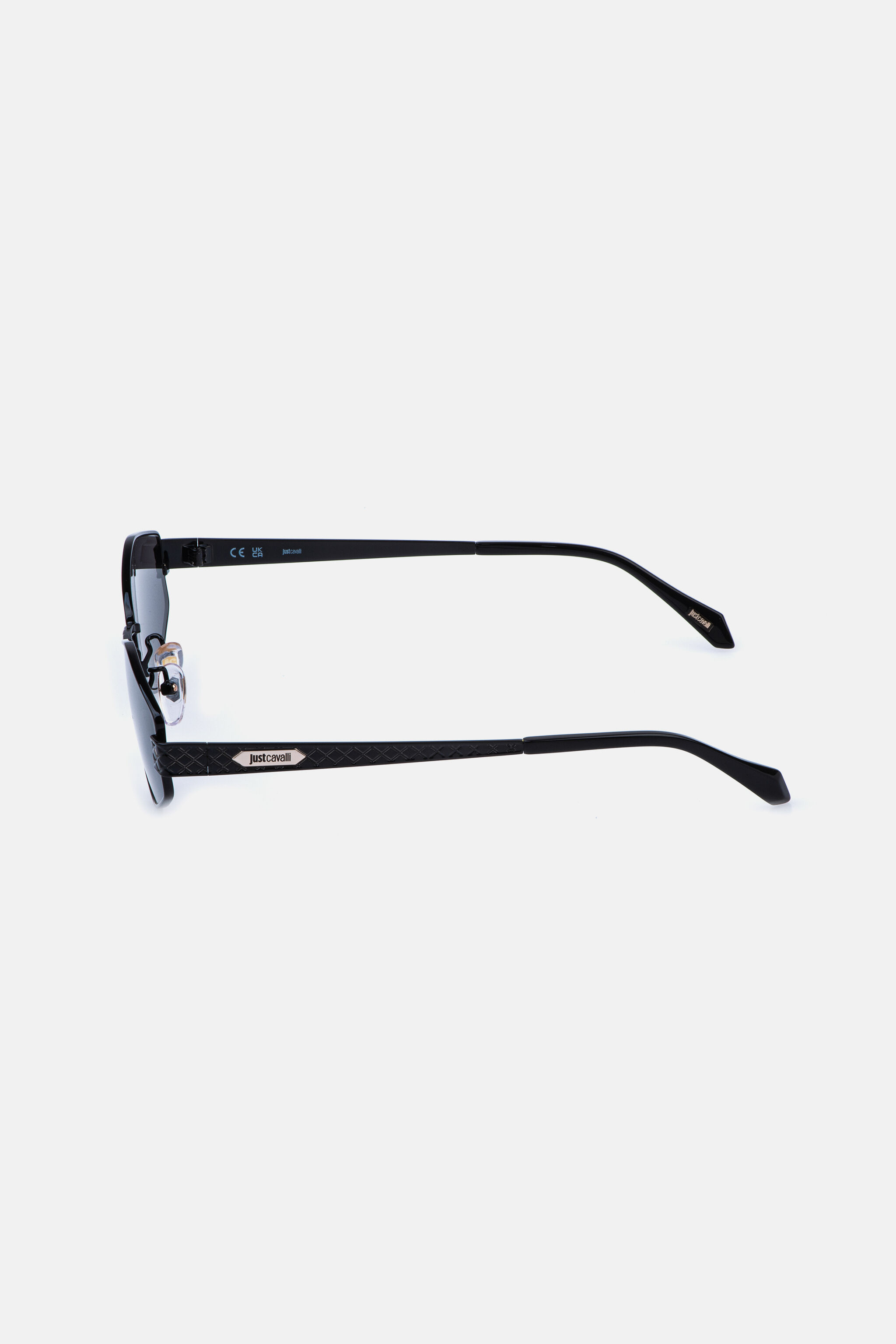 JC Unisex geometrical metal frame SHINY BLACK WITH SHI VALD37-ID282