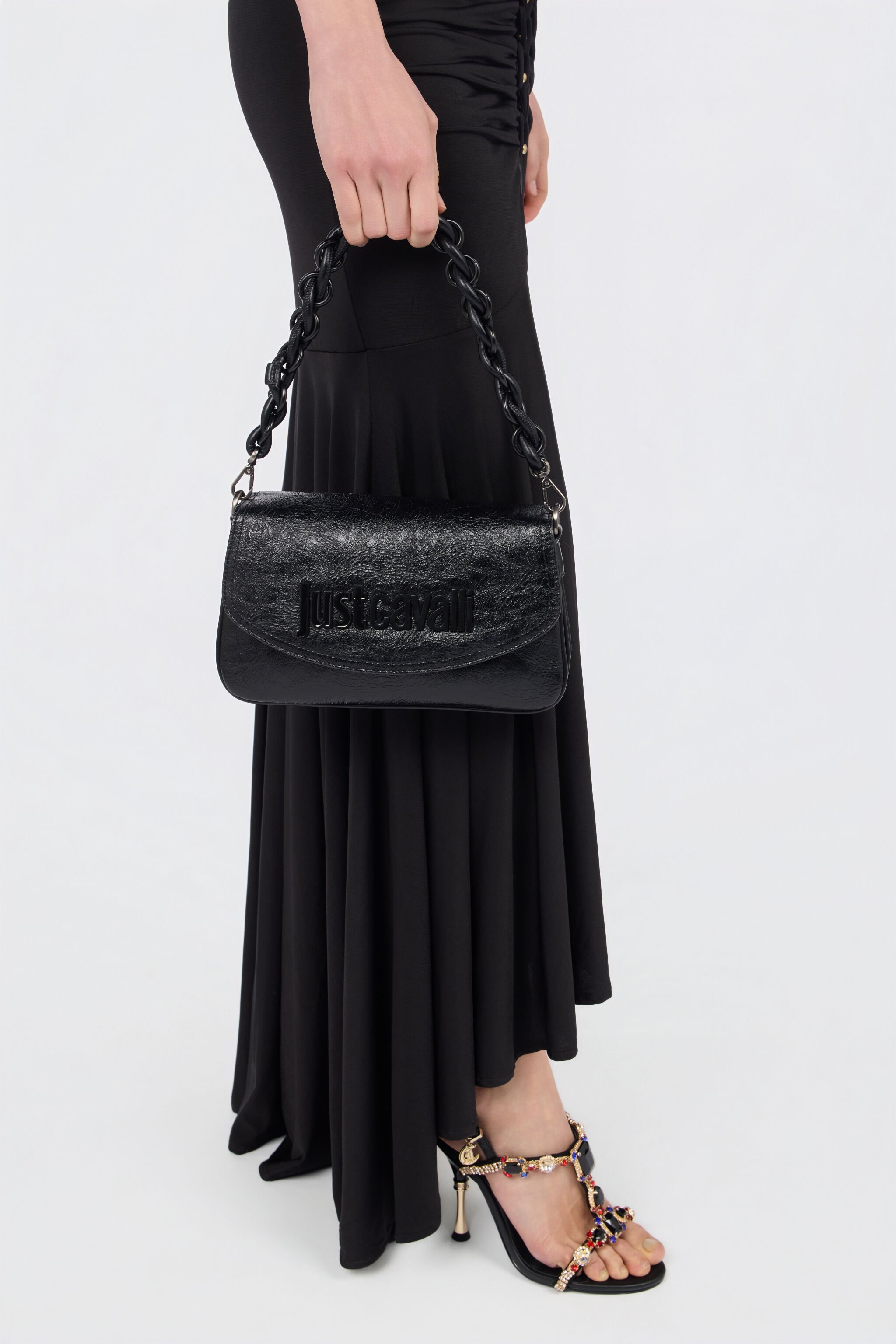 JC Black Shoulder Bag  BLACK WFB047-WF377