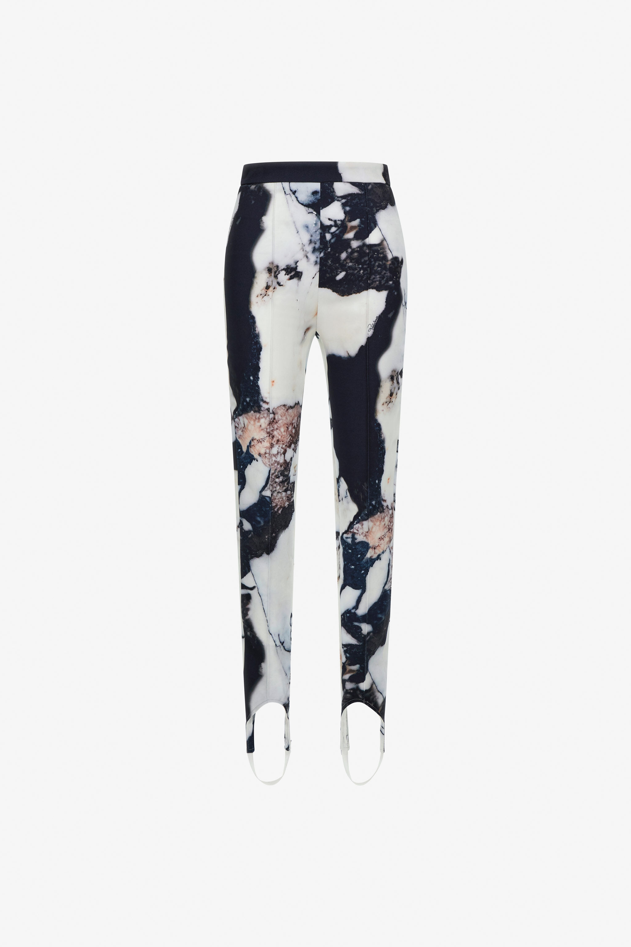 RC Marble Print Pants Black/White TWT204-ORN18