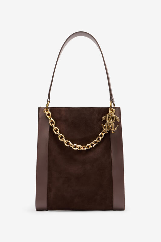 RC Shoulder Bag with Chain Brown VKB005-PC219