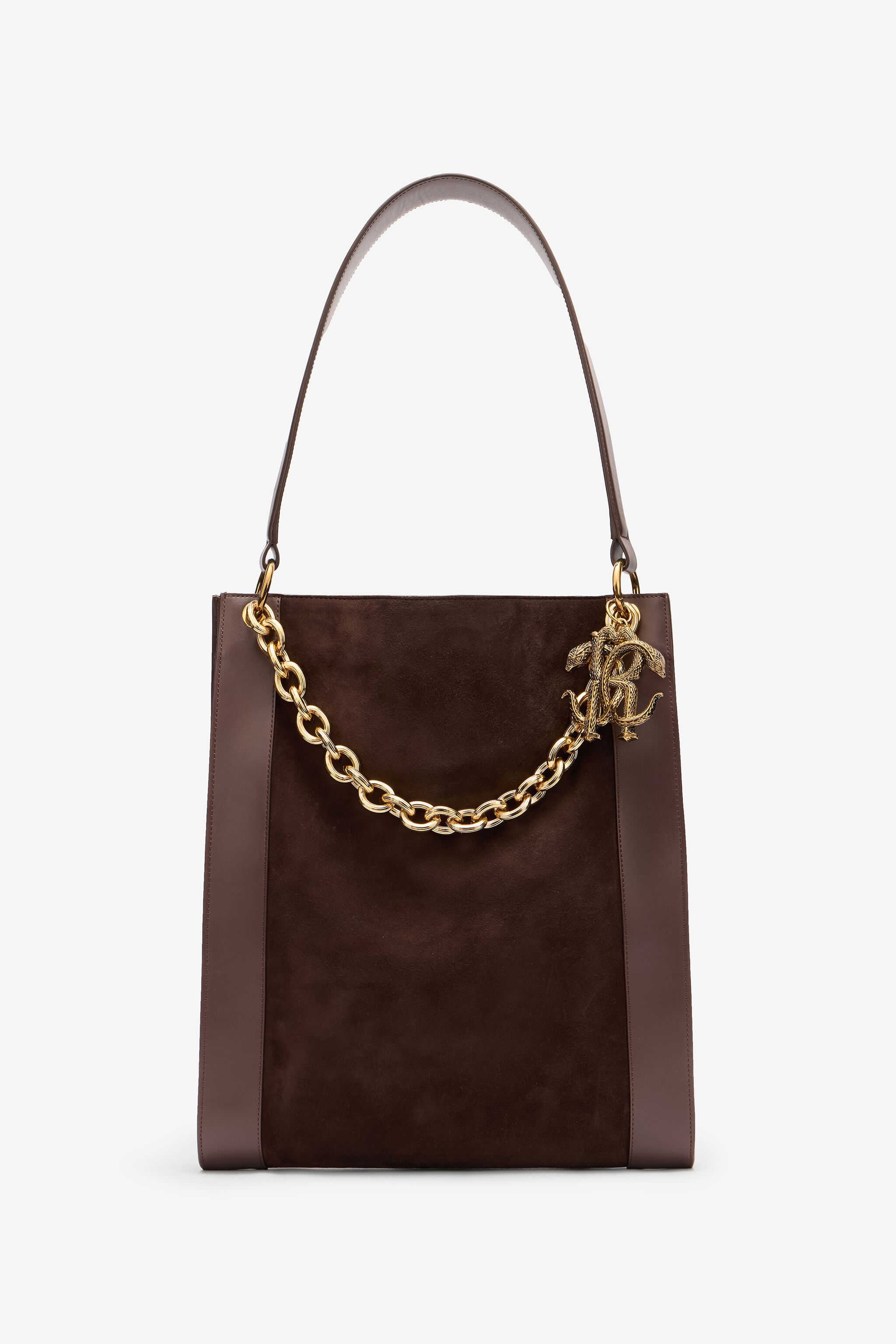 RC Shoulder Bag with Chain Brown VKB005-PC219