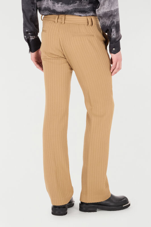 RC Striped Virgin Wool Pants RC Striped Virgin Wool Pants Light Brown VRT226-GE003