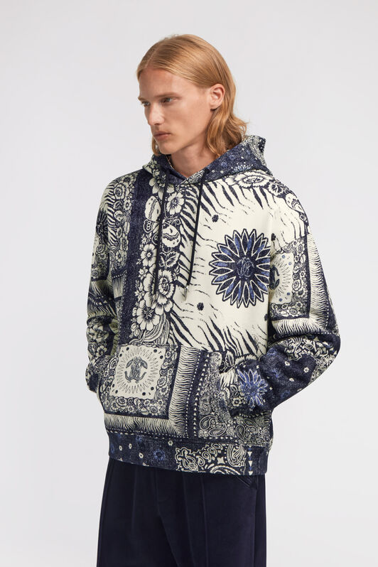 RC Bandana print Sweashirt Blue TRT69D-5ON05