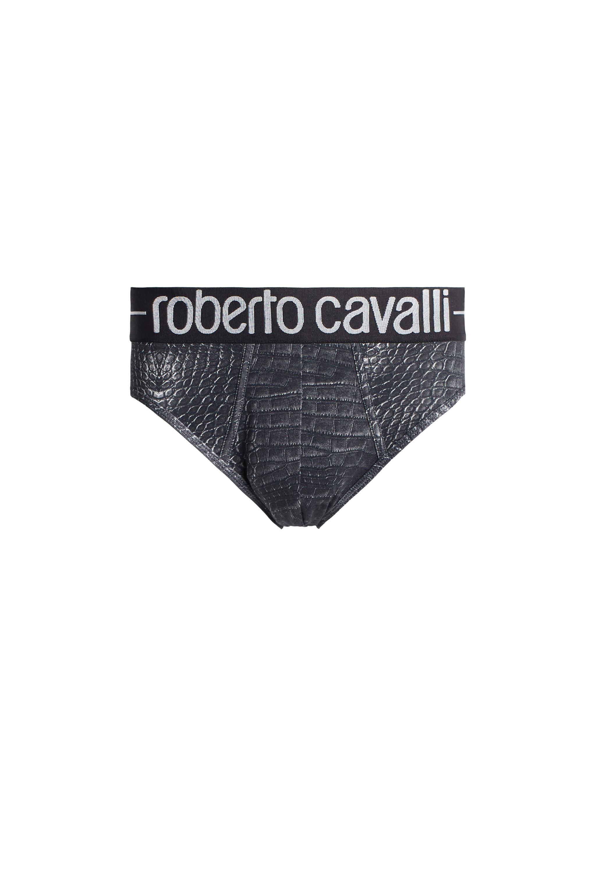 UG Crocodile print logo briefs GRIGIO/NERO IYO06I-JBP61