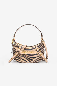 ${brand} Bolso Hobo Con Estampado Tiger Skin Y Logotipo ${colorDescription} ${masterID}