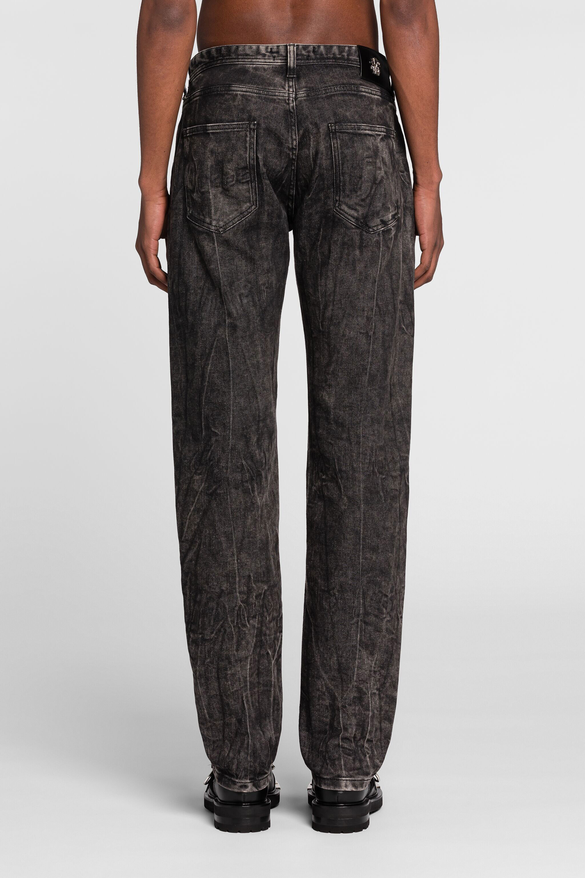 RC Faded Slim-Fit Jeans Black PNJ240-DN014