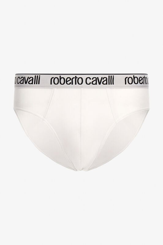 RC Roberto Cavalli Logo Slip Weiß TRO01A-JJ016