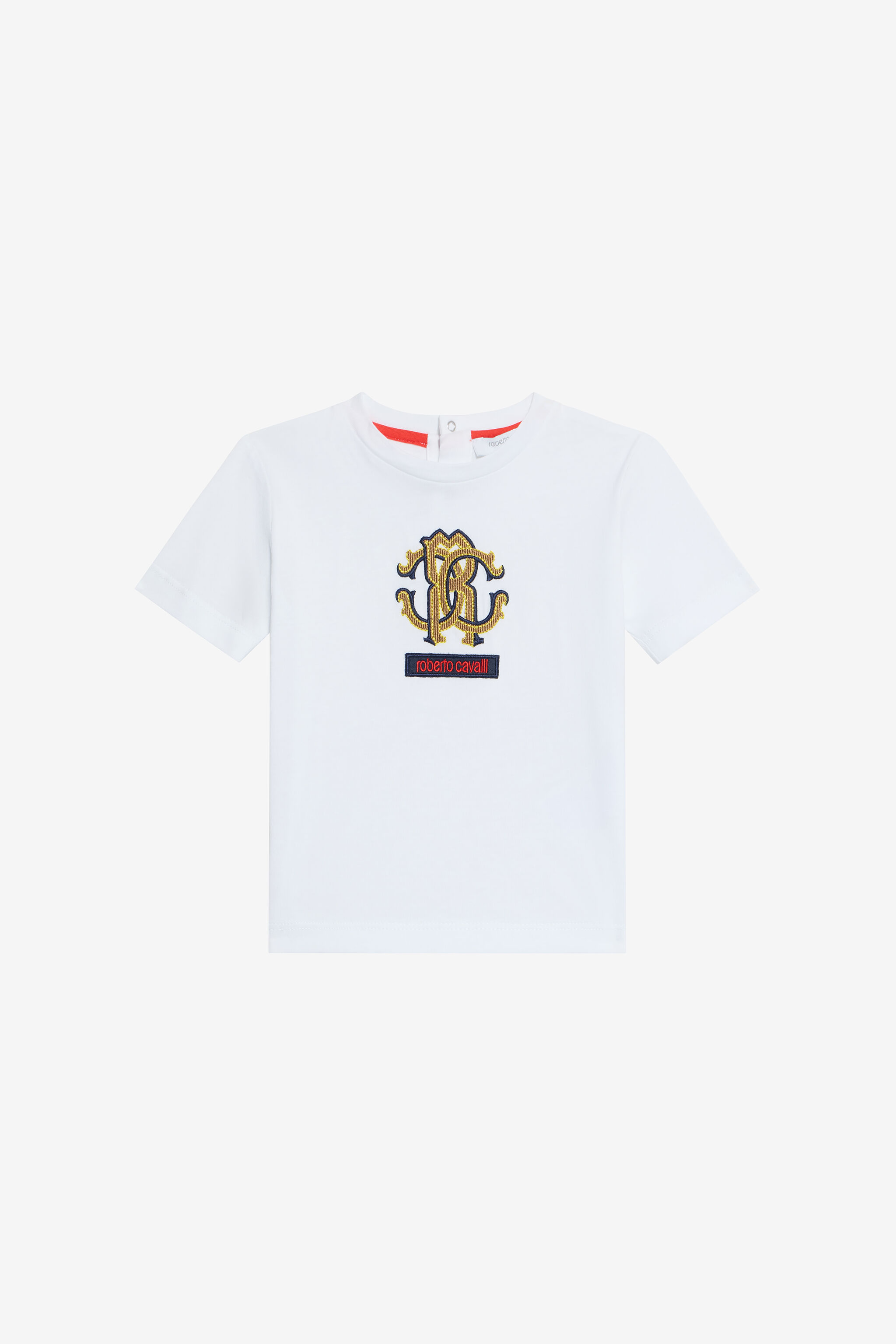 JU Optical White T-Shirt with RC Monogram OPTICAL WHITE VJT614-JD001