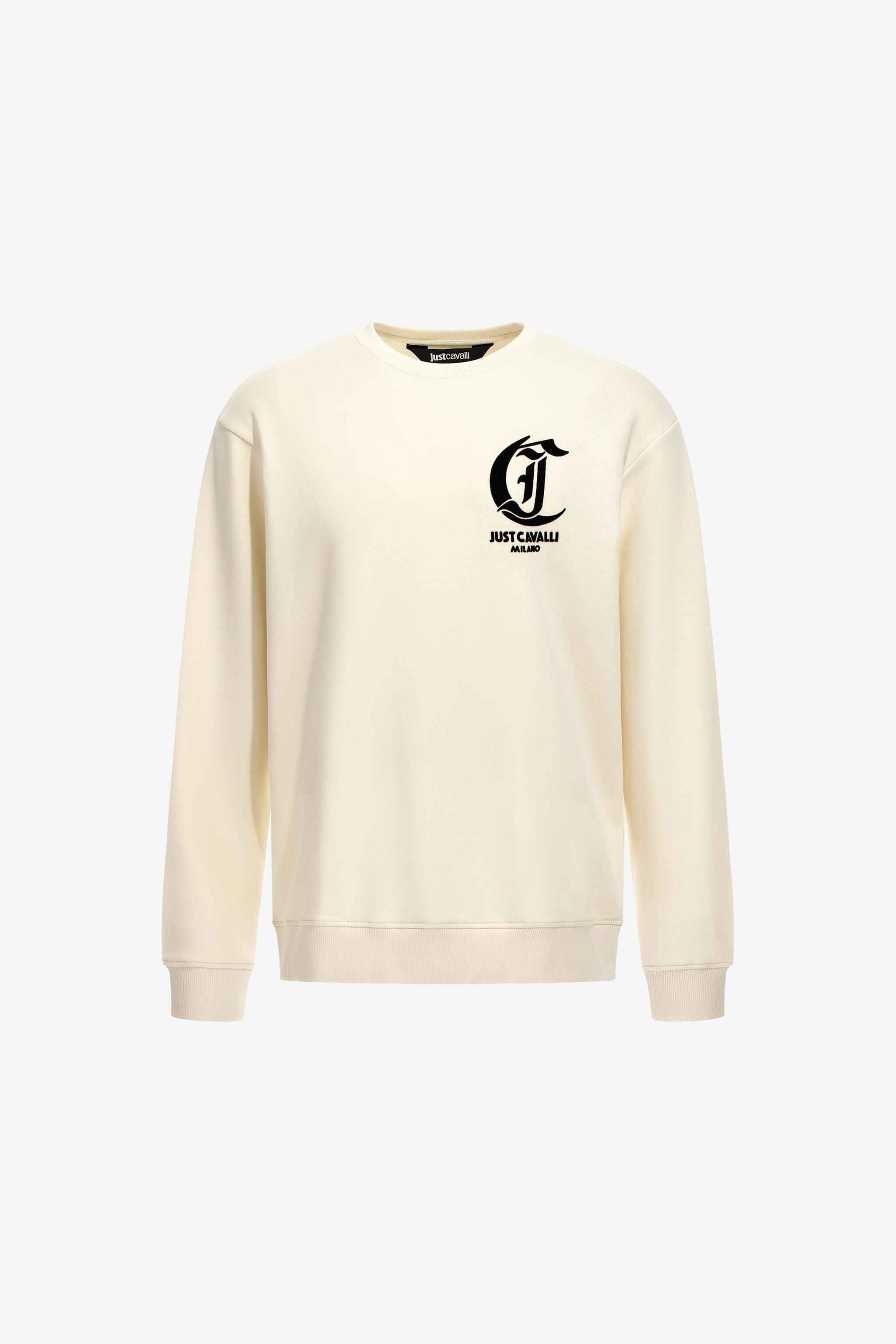 JC Just Cavalli Sweatshirt Ivory TFT061-TF078