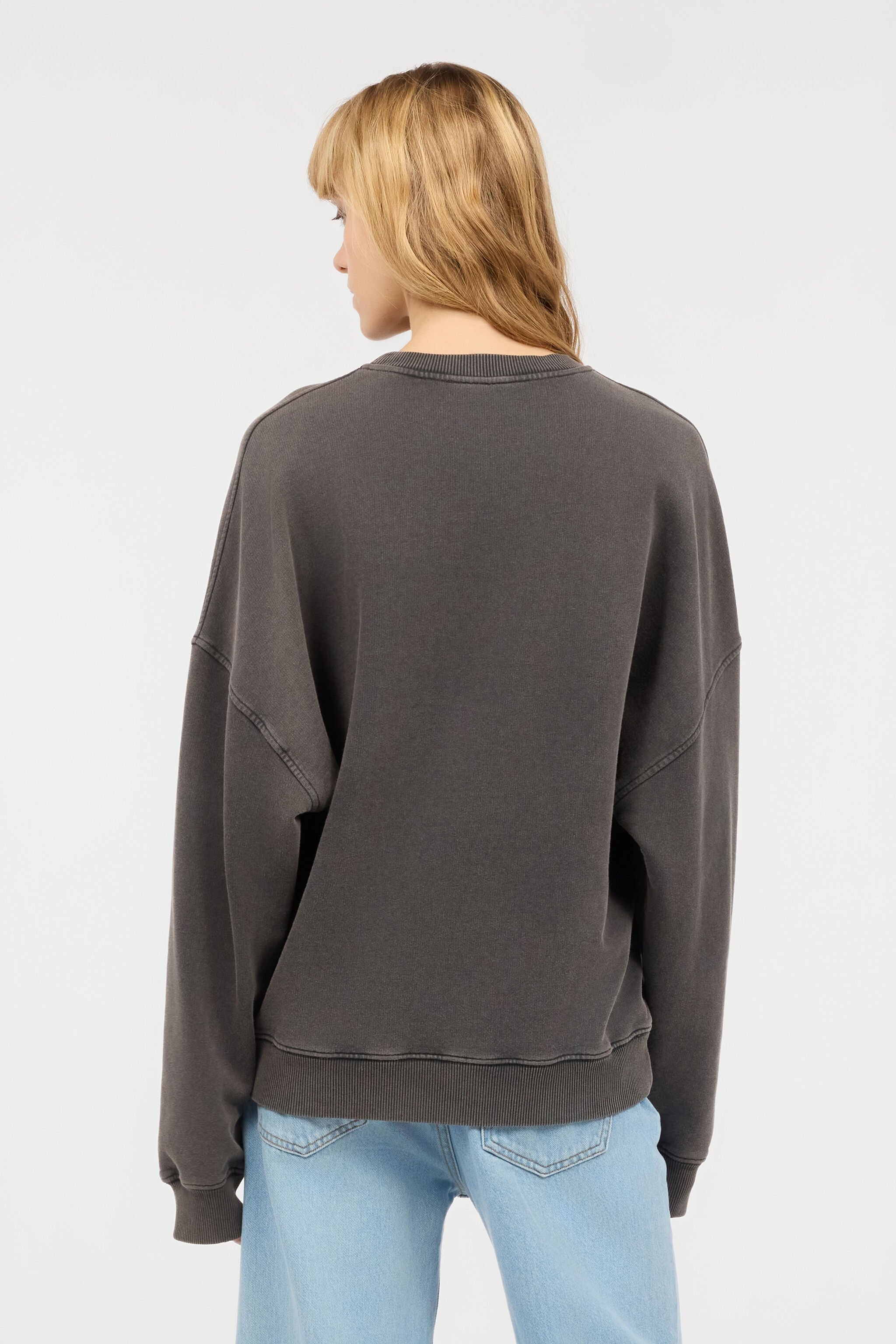 JC Sudadera Con Logotipo De Tachuelas Joya Gris oscuro UFS008-UF199