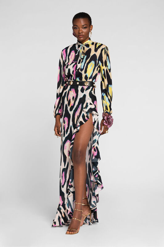 RC Jaguar-Print Top ROSA QKT720-FVF54