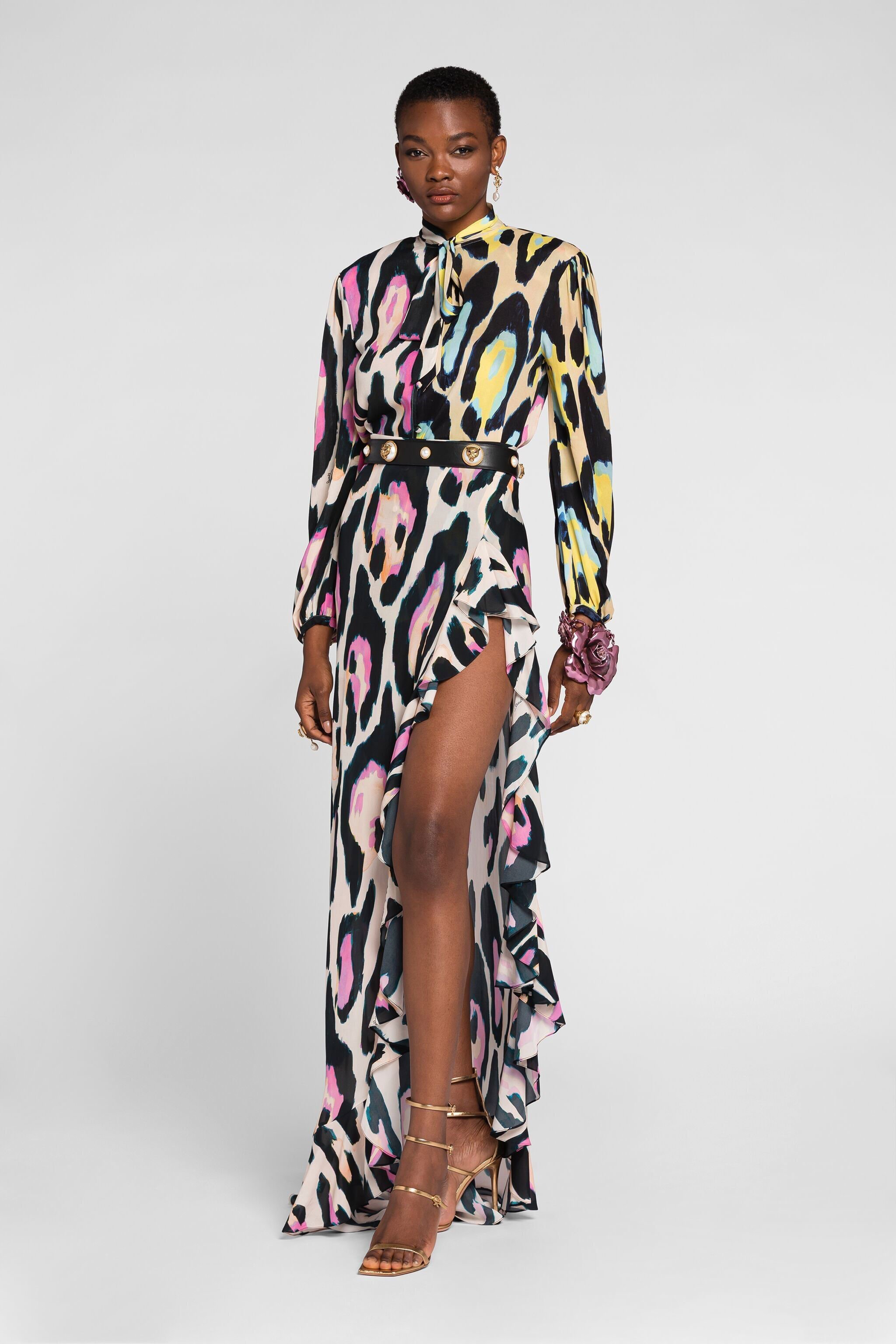 RC Jaguar-Print Top ROSA QKT720-FVF54