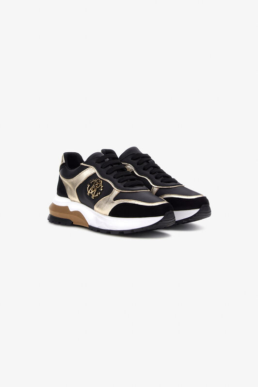 RC RC logo sneakers Black/gold NOS00D-PNO01