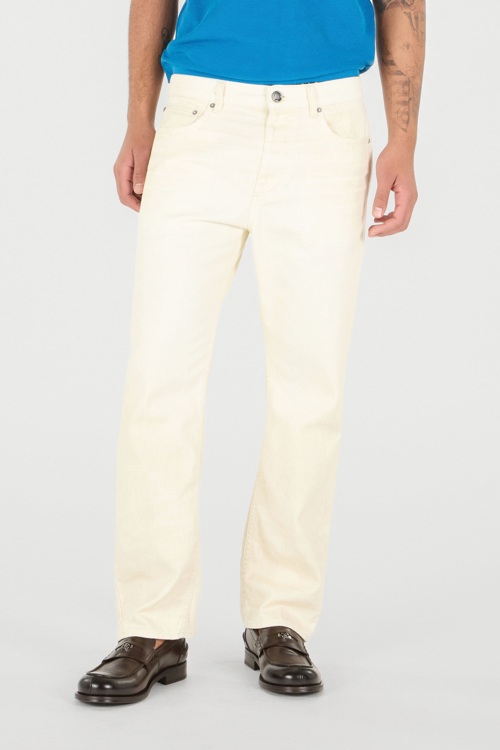 RC Man Cotton Trousers Ivory UMJ216-4NO91