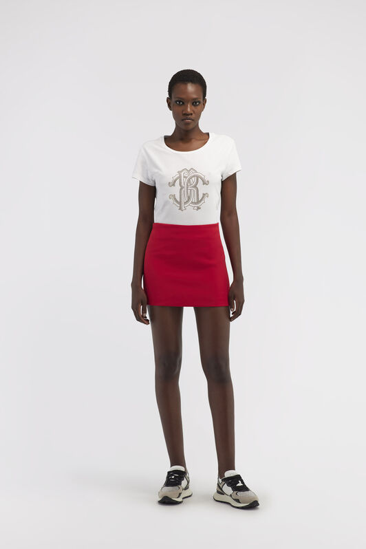 RC T-shirt with Monogram Mirror Snake RC T-shirt with Monogram Mirror Snake White NOT60V-JD060