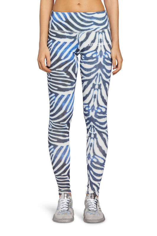 UG Leggings con stampa Sea Zebra BLACK/WHITE/BLUE MYY07P-2EA57