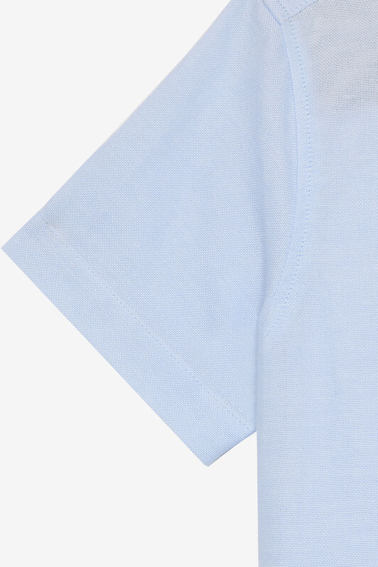 JU Camisa Con Parche Monograma RC E Inscripción Azul claro UJT700-FN053
