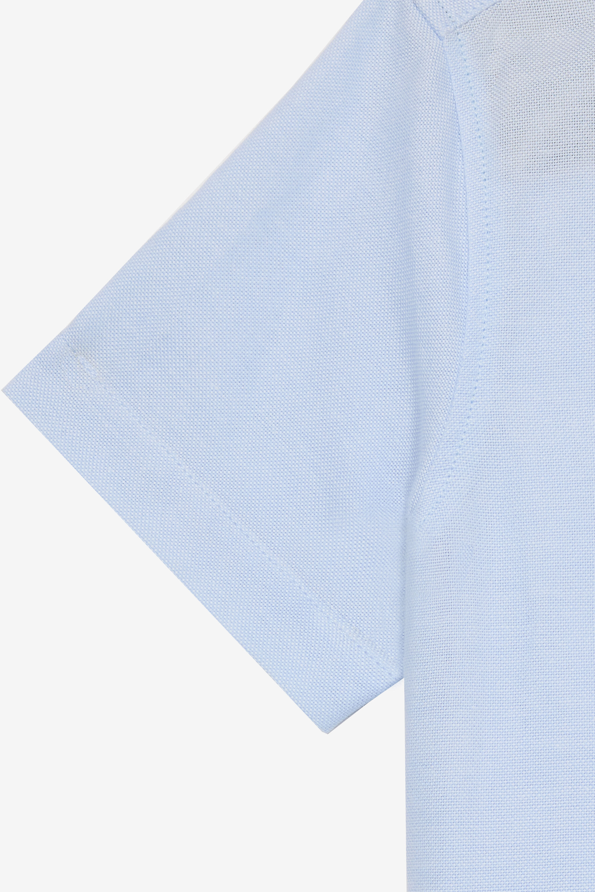 JU Camisa Con Parche Monograma RC E Inscripción Azul claro UJT700-FN053