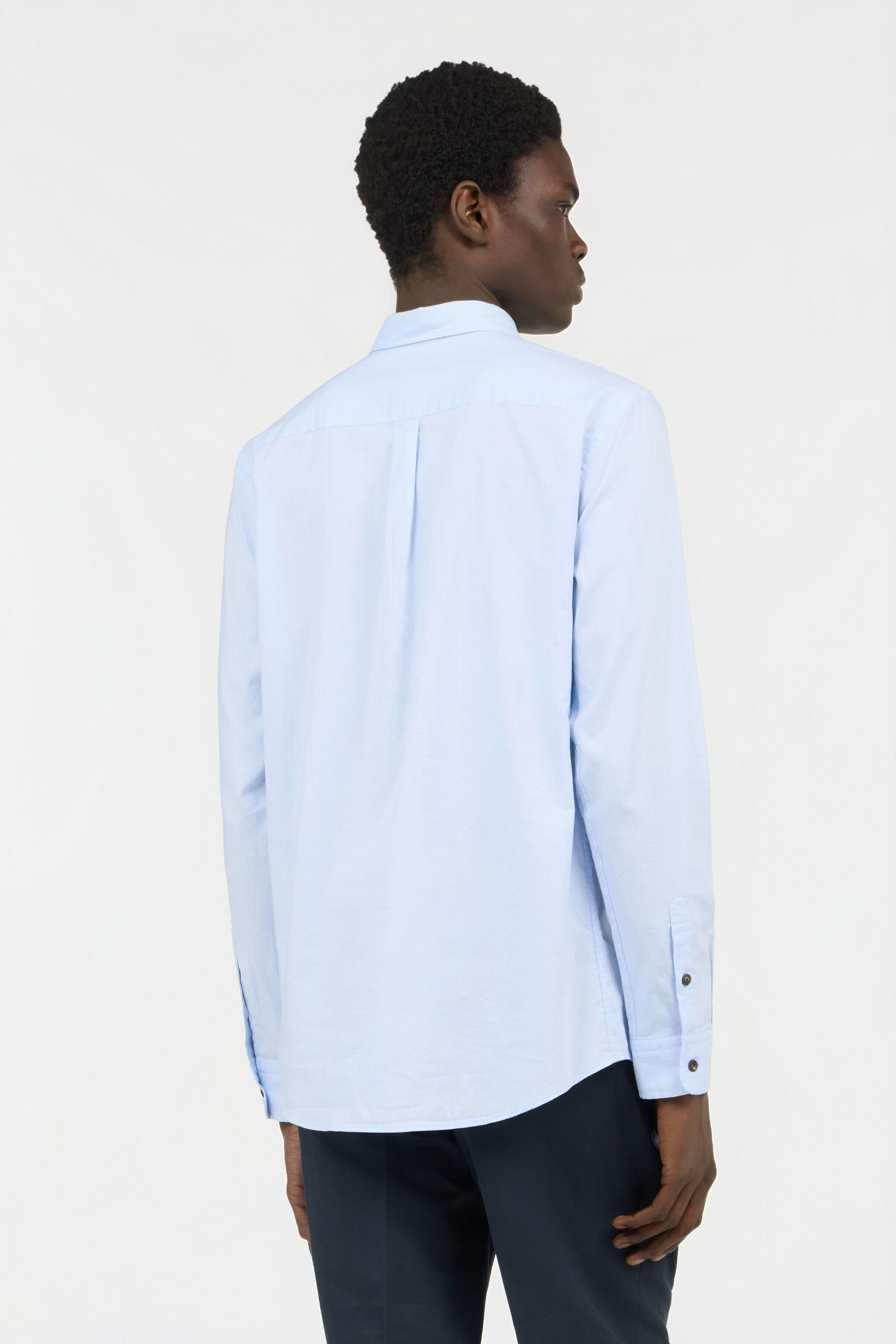 RC Camicia Azzurra con Ricamo Monogram RC LIGHT BLUE SOT70P-FN006