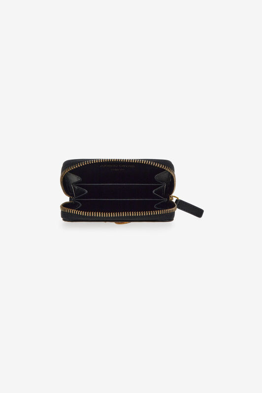 RC Small wallet with Monogram RC and zip Schwarz SKA003-PZ172