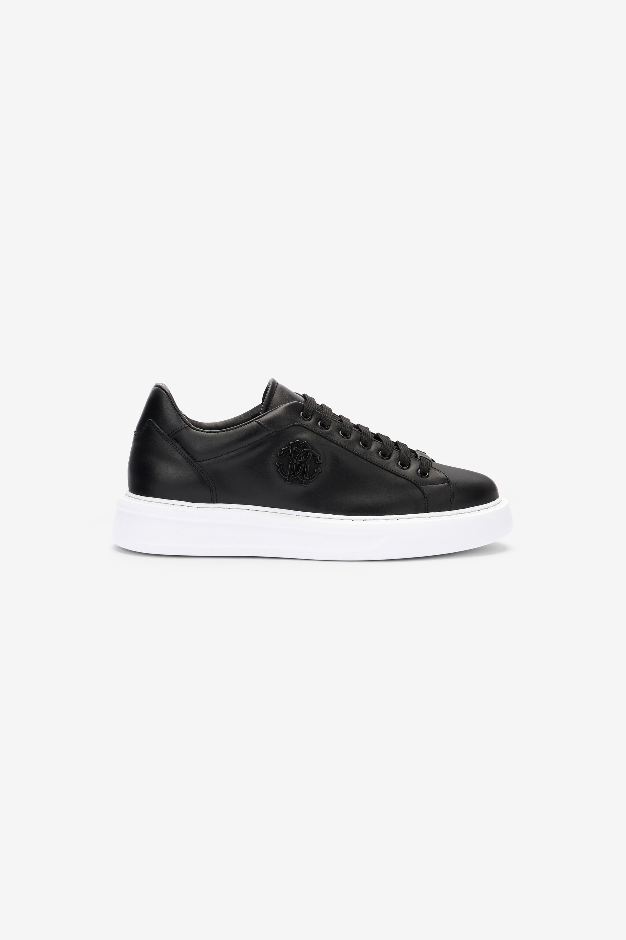 RC Black Leather Sneaker Schwarz POS00D-PZ085