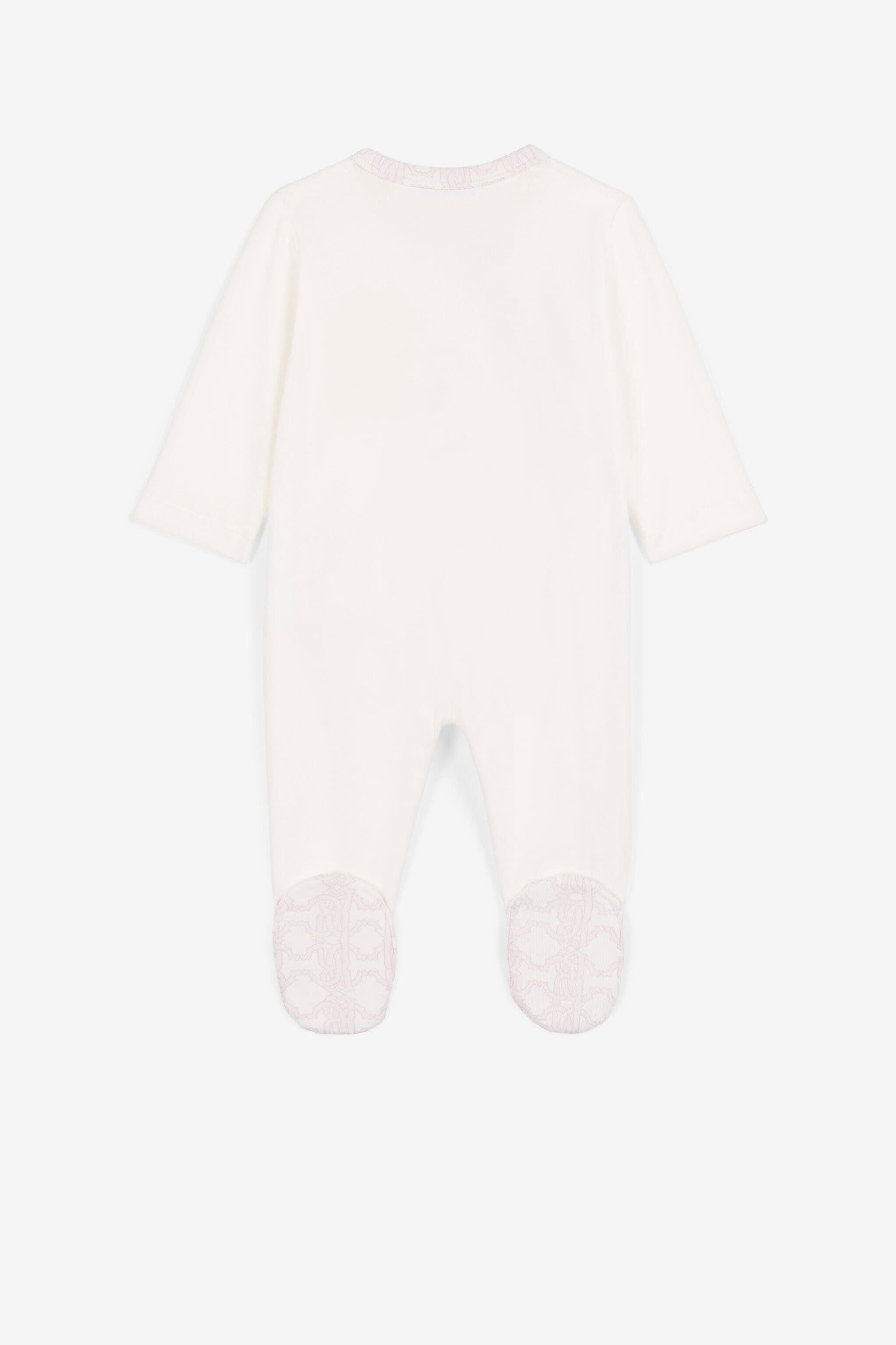 JU Long-sleeve babygrow set Pink QJT889-JV025