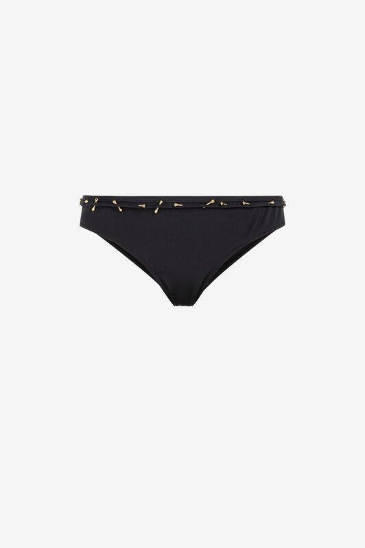 JC Just Cavalli Embellished Bikini Briefs NERO CQLID4-IIAPY