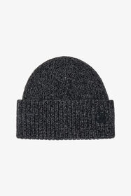 ${brand} Graue Mütze Aus Wolle-Kaschmir-Mischung Mit Monogram Rc ${colorDescription} ${masterID}
