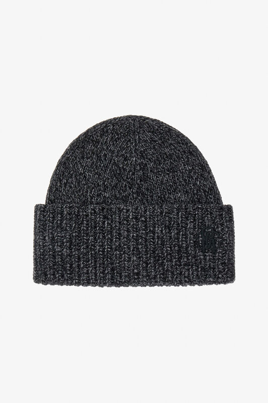 RC Grey Wool Cashmere Blend Hat With Monogram Rc Grey NOZ00D-MQ015
