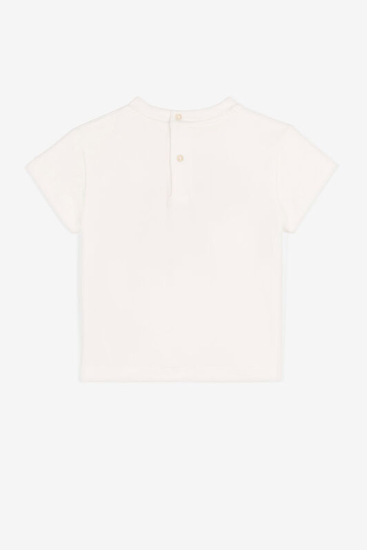 JU Camiseta con monograma estampado Blanco QJT652-JV025