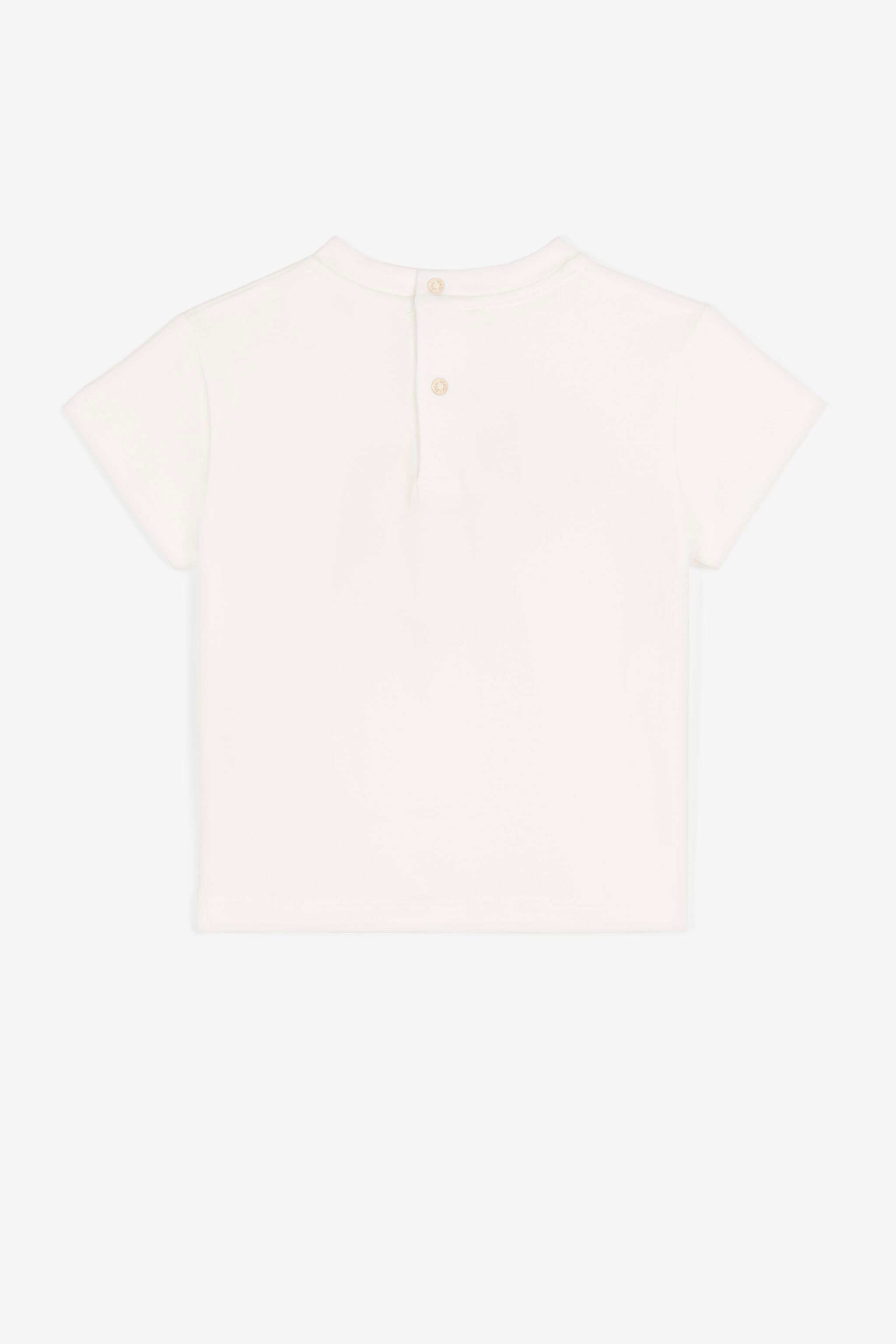 JU Camiseta con monograma estampado Blanco QJT652-JV025
