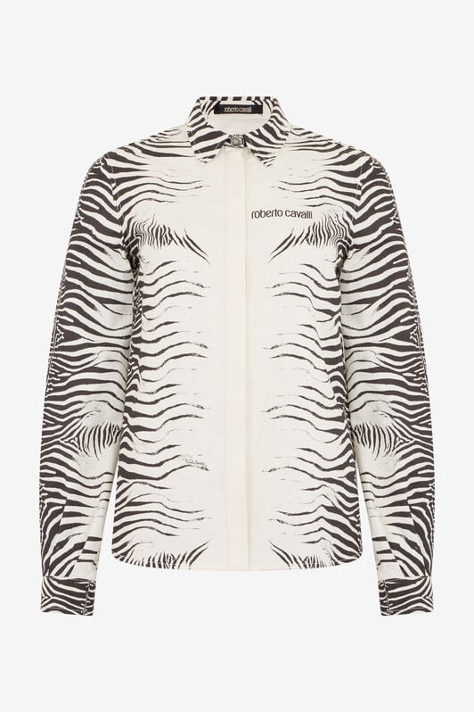 RC Zebra Print Shirt WHITE/BLACK ZEBRA SOJ70J-DL011