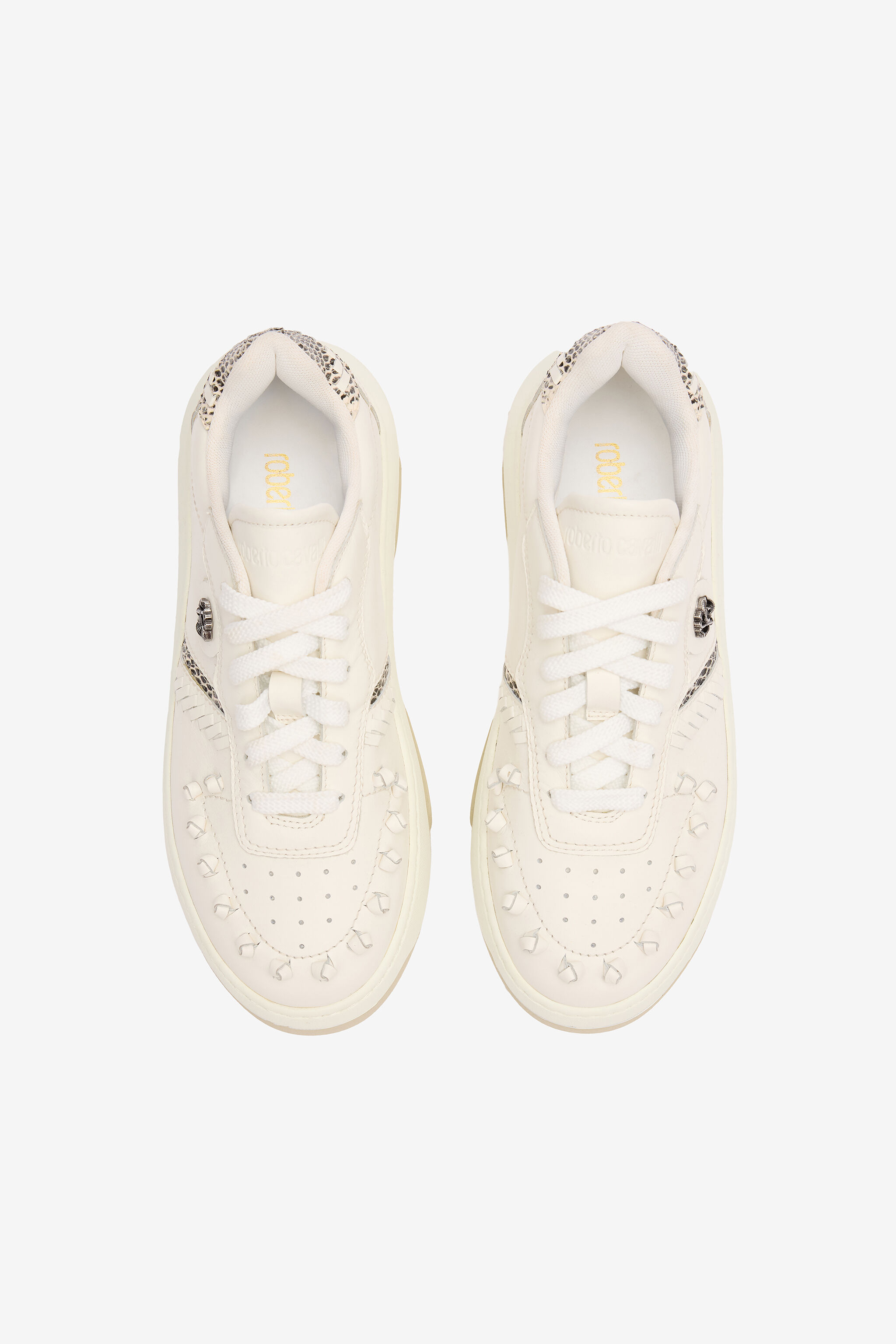 RC Sneakers With Cobra Inserts And Threading White UKS035-PZ94A