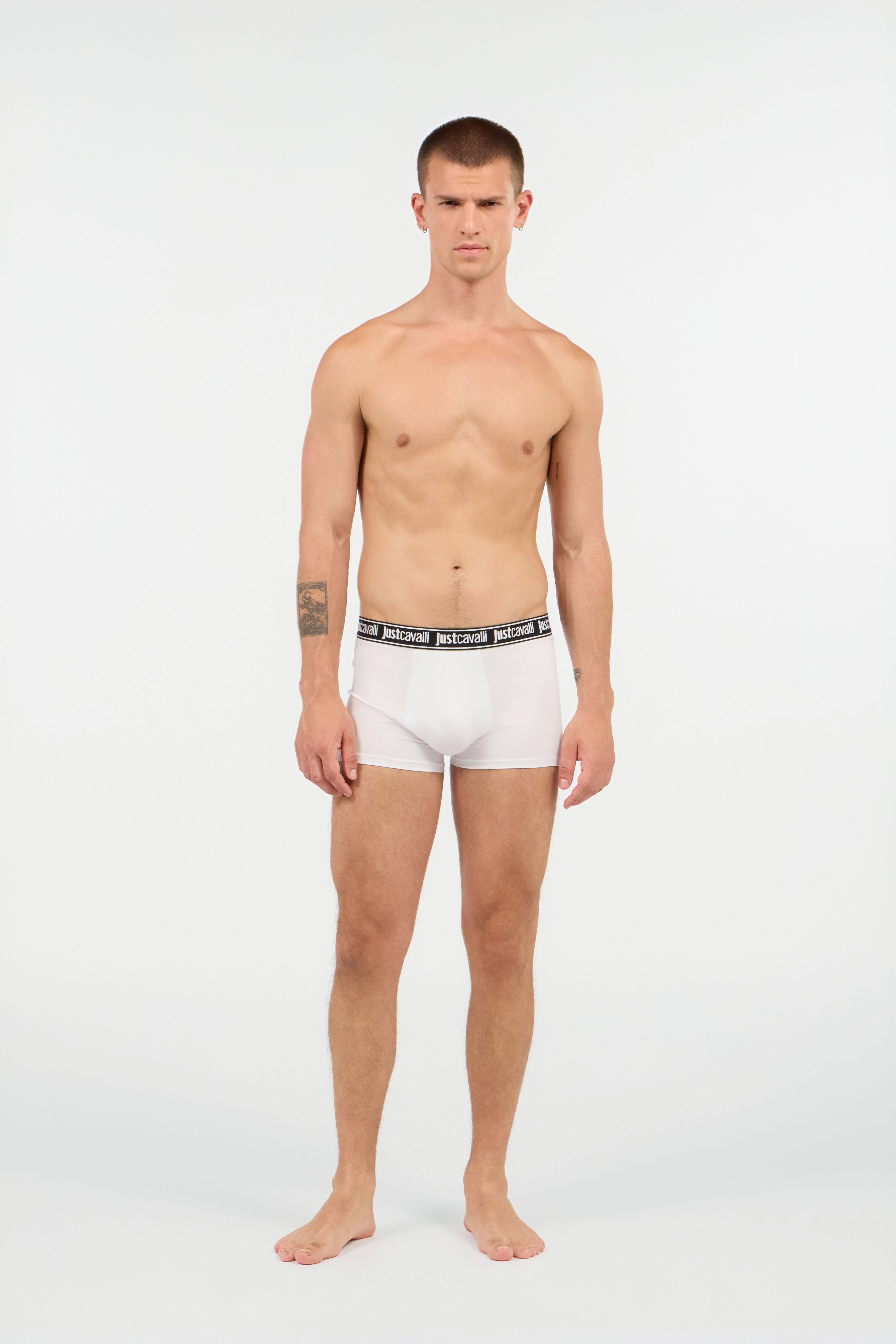JC Boxers With Branded Band WHITE UFU002-UF094
