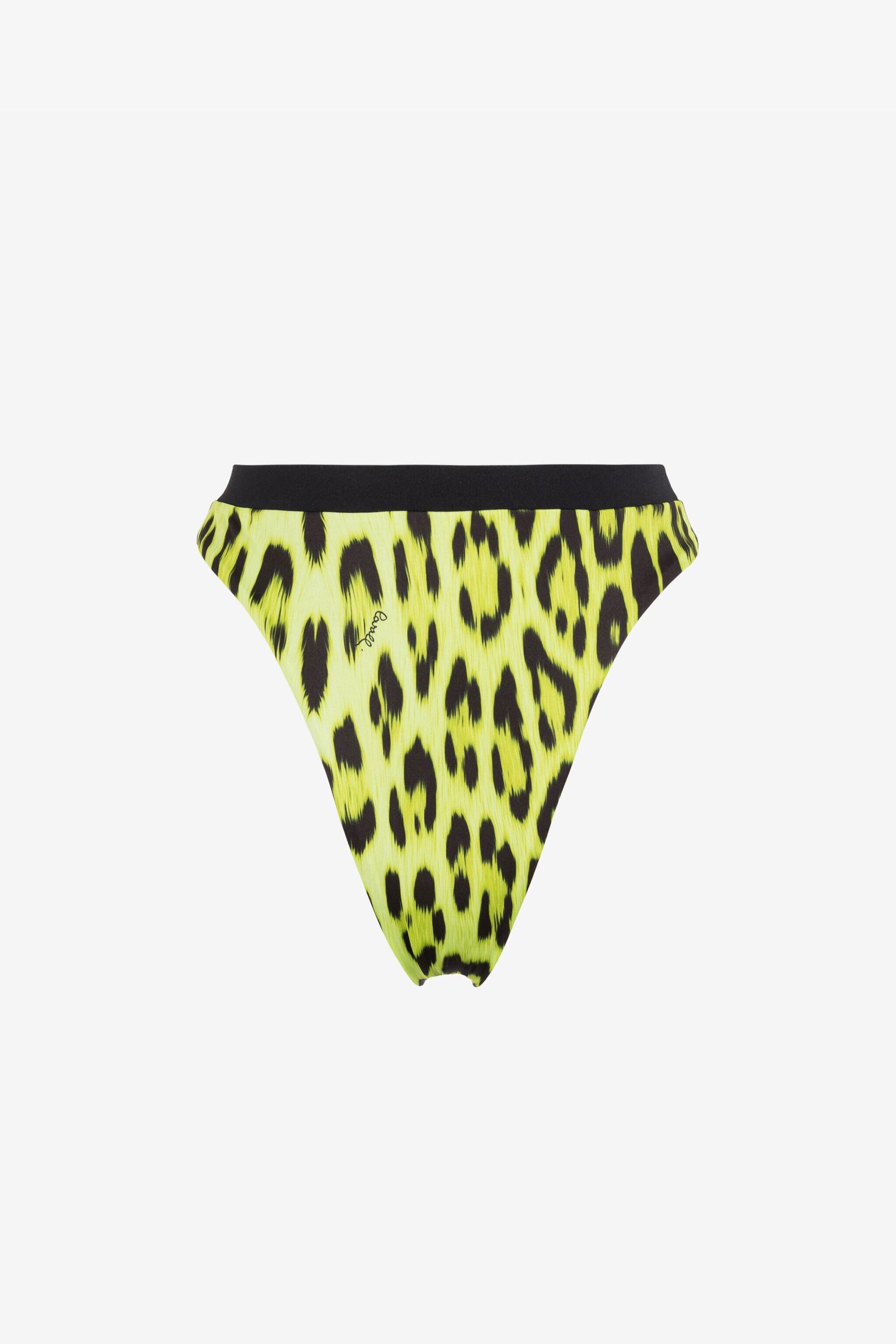 RC Bikini-Slip mit Jaguar-Print Hellgrün QKW00J-LNF53