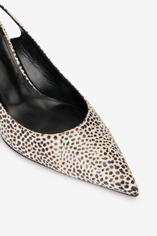 RC Shark Print Leather Slingbacks ST.SHARK TKS043-PA045